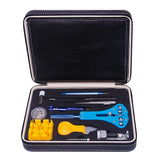 Max 143 Pcs Watch Repair Tool Kit Link Remover Spring Bar Back Case Opener Black