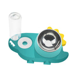 Maxbell Pet Feeder Waterer Food Bowls Feeding for Cats Dogs Small Animals Green