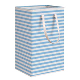 Maxbell Laundry Hamper with Easy Carry Handles Toys Clothes Organizer for Bedroom Blue