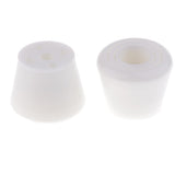 Maxbell 2pcs PU Roller Skates Toe Stops Inline Skates Ice Skates Accessories White