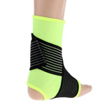 Maxbell Elastic Ankle Support Brace Ankle Guard Sports Bandage Fluorescent Green-S