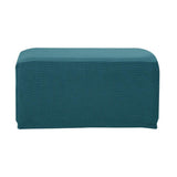 Max Ottoman Pouf Cover Footstool Slipcover Footrest Stool Protector Blue_2