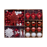 Maxbell 68 Pieces Christmas Ball Ornament Charm Pendants for Festival Decorative