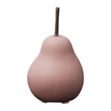 Maxbell Nordic Ceramic Pear Figurine Collectible Statue for Home Cabinet Decoration Pink 6.5cmx11cm