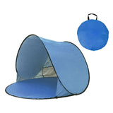 Maxbell Beach Tent Portable Sunshade Waterproof Pop up Tent for Camping Sea BBQ Blue