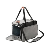 Maxbell Cat Carrier Dog Carrier Carrying Bags Soft Foldable for Dog Gray