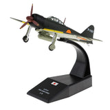 Maxbell Diecast Airplane 1:72 WWII Japanese A6M3 Zero Metal 5.1 inches Plane Model Office Collectable Decoration