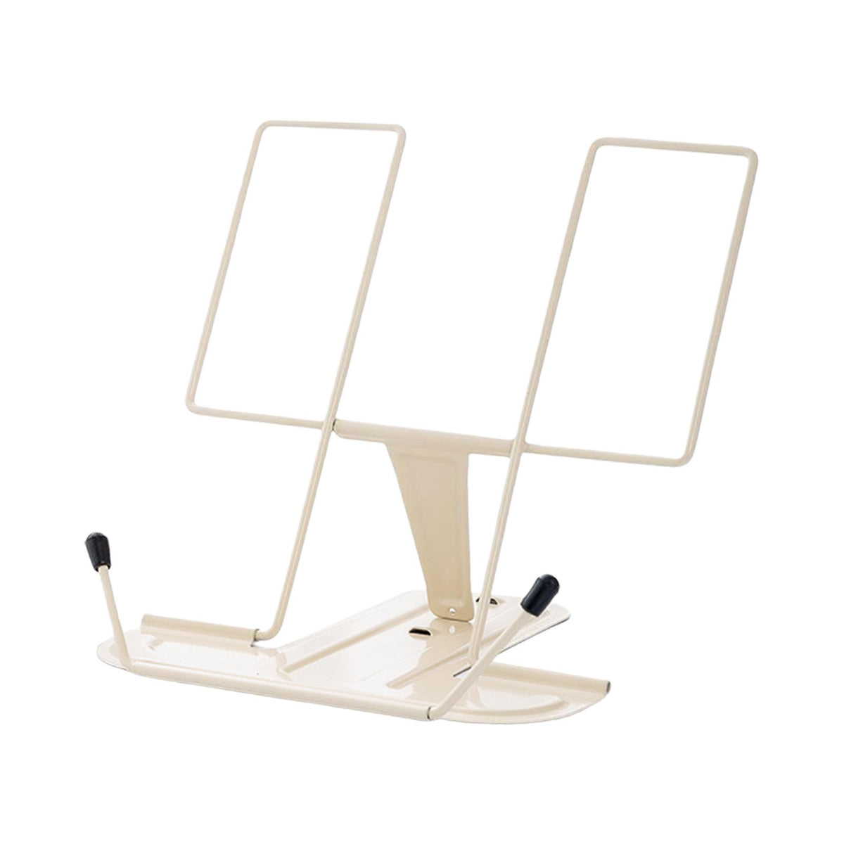 Maxbell Portable Cookbook Holder Organizer Display Lightweight for Reading Cookbooks White