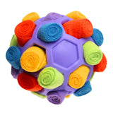 Maxbell Dog Sniff Ball Increase IQ Portable Puppy Playing Soft Dog Slow Feed Ball Style D