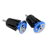 Maxbell 1 Pair Handlebar Grips Bar End Plugs Cap for MTB Road Bike Bicycle Blue