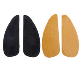Max Black Rubber Fuel Tanks Traction Pads for Honda Harley Motorcycle
