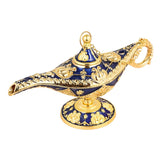 Maxbell Classic Lamp Oil Lamp Prop Wishing Light for Wedding Home Blue