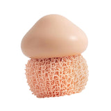 Maxbell Durable Dish Cleaning Ball Kitchen Cleaning Brush for Cleaning Bowl Dish Pink Nylon