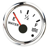 Max Maxb Stainless Steel Water Level Gauge Boat Water Tank Level Gauge IP67 White