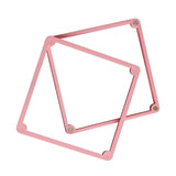 Maxbell Magnetic Cookie Stencil Holder Gadgets Decoration Kitchen Tool Baking Accs Pink