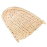 Max wicker Tray wicker Serving Plate Platter Fruit Vegetable Bread 20X20cm