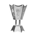 Maxbell Electric Incense Burner Aromatic Metal Incense Censer for Office Desktop Argent