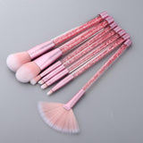 Maxbell 7x Makeup Brushes Blending Highlighter Contour Powder Brush Sunshine Orange