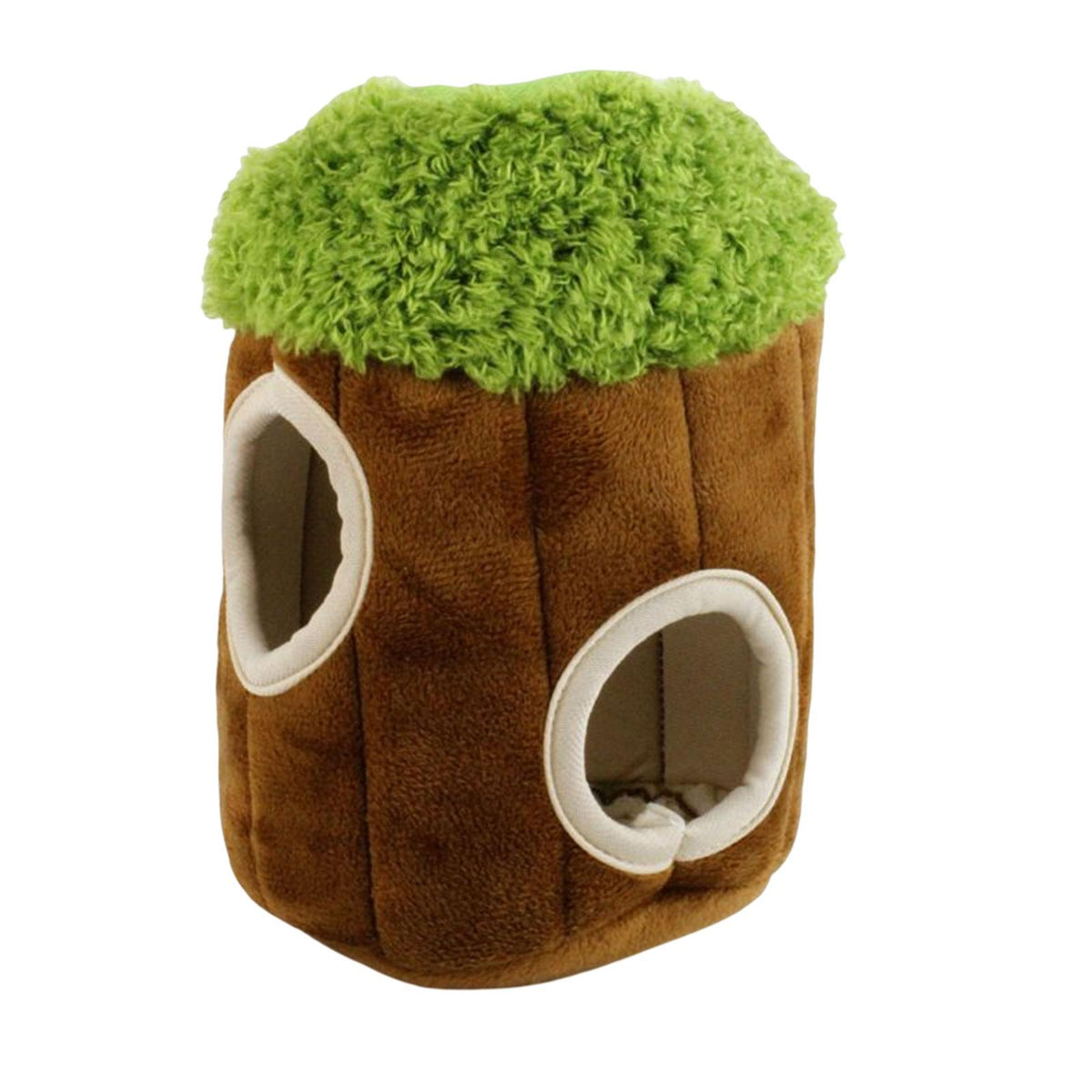 Maxbell Cute Puzzle Dog Toy Squeaky Stuffed Interactive for puppy Toys Small tree 1 Hole