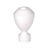 Max 1Piece Alloy Curtain Decorative Pole/Rod Finials Ends Heads 28mm White O