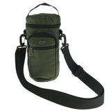 Maxbell Water Bottle Holder Carrier with 3 Pockets and Adjustable Shoulder Strap Army Green
