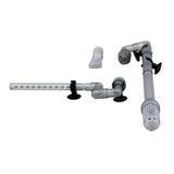 Maxbell Aquarium Fish Tank Outflow Inflow Pipe Tube For Fish Tank  S-Gray