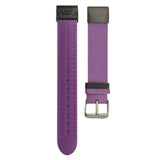 Max Watch Strap Band Silicone For Garmin Fenix 5S/5S Plus Purple+Black