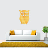Max Maxb 3D Mirror Style OWL Removable Decal Wall Sticker DIY Decorative Mural -Gold