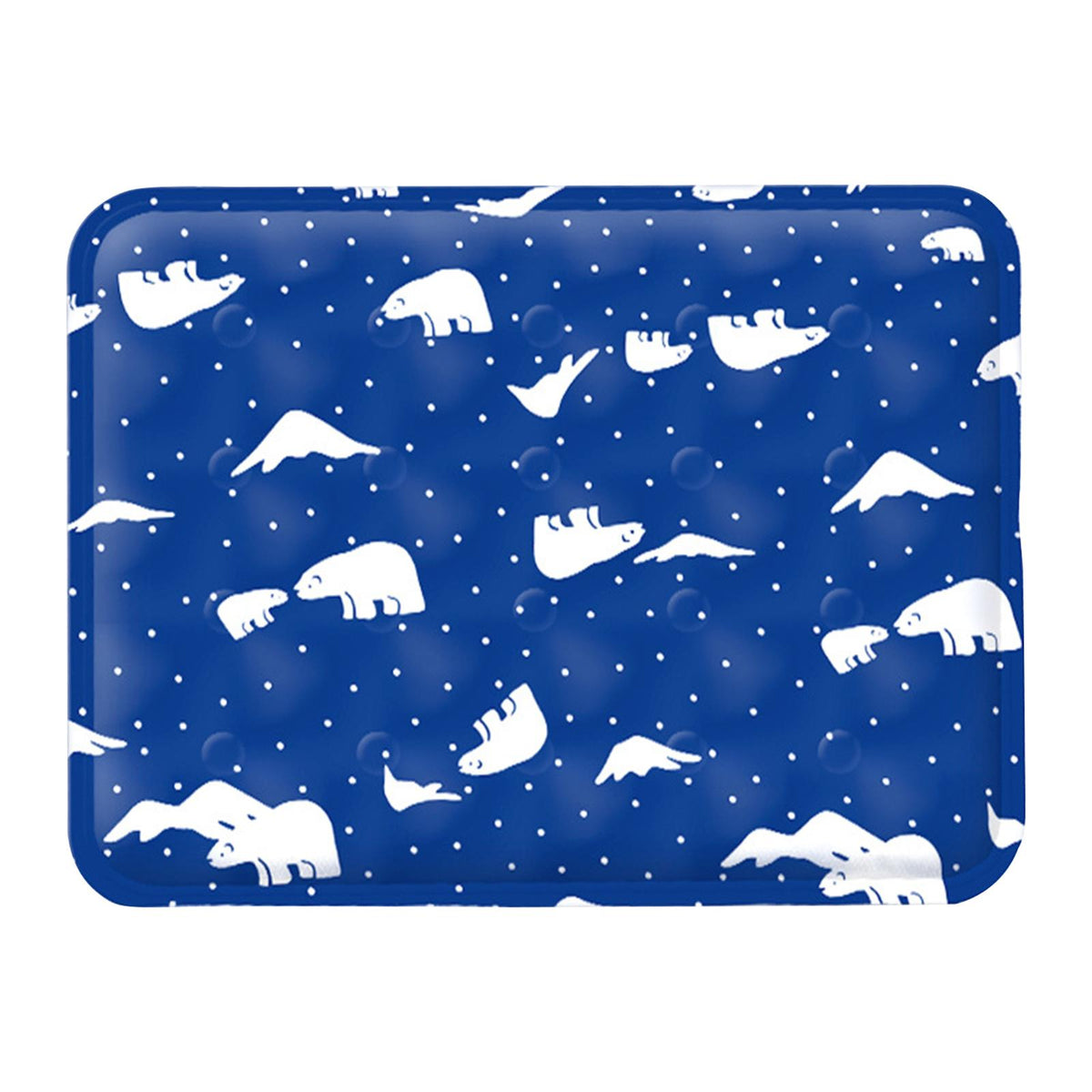 Maxbell Pet Cooling Mat Nonslip Pad Sleeping Pad for Indoor Bed Dark Blue 40cmx50cm