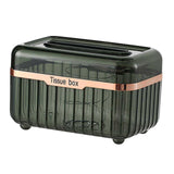 Maxbell Tissue Case Water Proof Multipurpose Built in Spring for Home Office Green