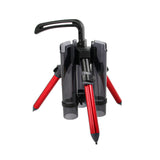Maxbell Fishing Rod Tripod Bracket Lightweight Stand Holder Rack for Ship Boat red short