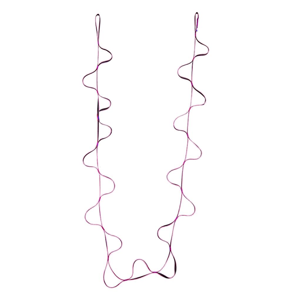 Max Rock Climbing Mountaineering Safety Step Belt Rope Ladder Etrier Purple 5M