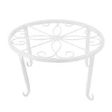 Max Metal Plants Stand Flowerpot Holder Iron Art Pot Vase Holder Shelf White