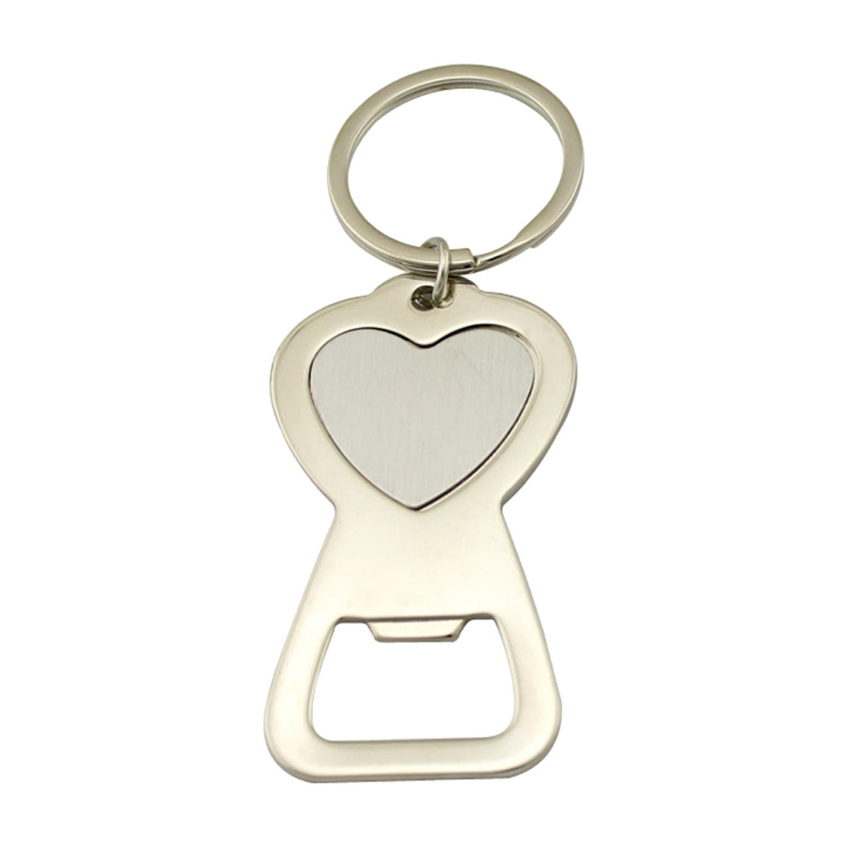 Maxbell Bottle Opener Keychains Heart Shaped Tools Iron for Household Clubs Home