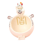 Maxbell Cat Storage Bowl Sundries Container Modern Sculpture Holder for Decor Beige