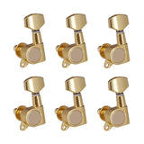 Maxbell 6x Locking Guitar String Tuning Pegs for Acoustic Guitars Folk Guitars Parts