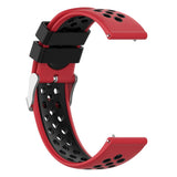 Maxbell For XIAOMI Replace Silicone Smart Watch Strap Wrist Band Women black red 2