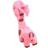 Maxbell Cute Giraffe Soft Plush Toy Kids Stuffed Animal Gift - Fuchsia