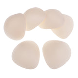 Max 3 Pairs Triangle Bra Pads Inserts Sponge Foam Push Up Pad for Swimwear Nude