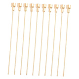 Maxbell 10Pcs Flower Stems Arrangement DIY Craft Branch for Wedding Party Decor Aureate