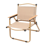 Maxbell Camping Folding Chair Portable Outdoor Furniture Armchair for Hunting Beach Khaki S
