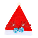 Maxbell Red Santa Claus Xmas Hat Cap for Masquerade Carnival Stage Performance Style C