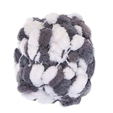Maxbell Pom Pom Chunky Yarn Arm Knitting Pillow Blanket Rug Making Hand Knit Garland Gray White