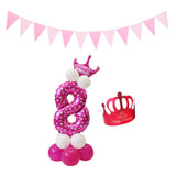 Max Maxb Happy Birthday Latex Balloons Number Column Stand Balloon Party Decor 9
