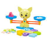 Maxbell Cat Number Balance Scale Math Game Kids Addition Subtraction Counting Toys