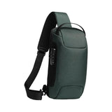 Maxbell Sling Bag for Men with Lock Backpack Handbag for Cycling Camping Travelling Green