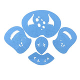 Maxbell 1 Set Face Painting Stencils Reusable Facial Makeup Templates Fesetival 08