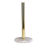 Maxbell Anti-slip Modern Metal Toilet Paper Stand Creative Countertop Decor White