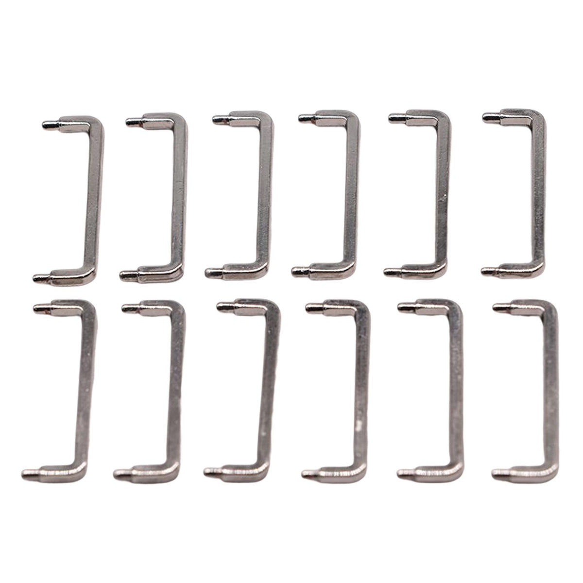 Maxbell 12x 1/12 Scale Dollhouses Door Handle Drawer Knobs Mini Furniture Closet Argent