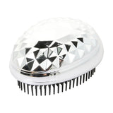 Maxbell Soft Pins Wet Dry Detangling Hairbrush Anti-static Comb for Women Silver